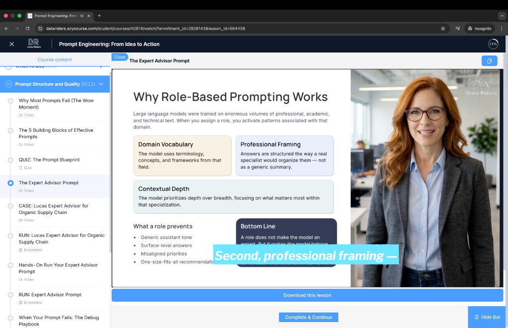 Por Que Role-Based Prompting Funciona